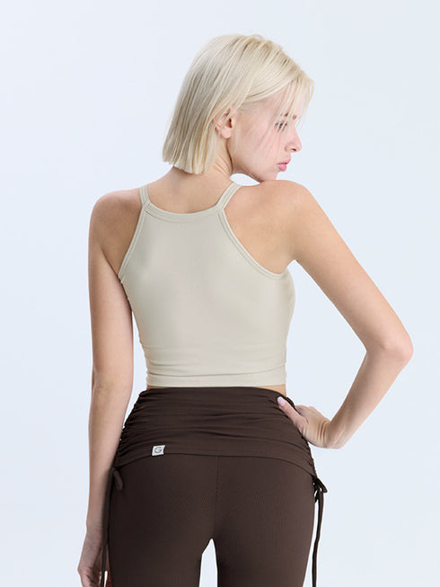 El-flex Rib Skinny Halter Top