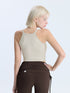 El-flex Rib Skinny Halter Top