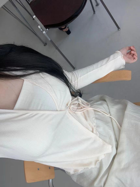 Ribbon Wrap Cardigan