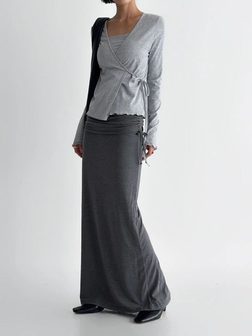 Ribbon Wrap Cardigan