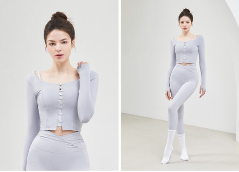 El-soft Snap Point Cardigan