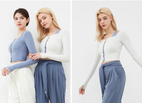 El-soft Snap Point Cardigan