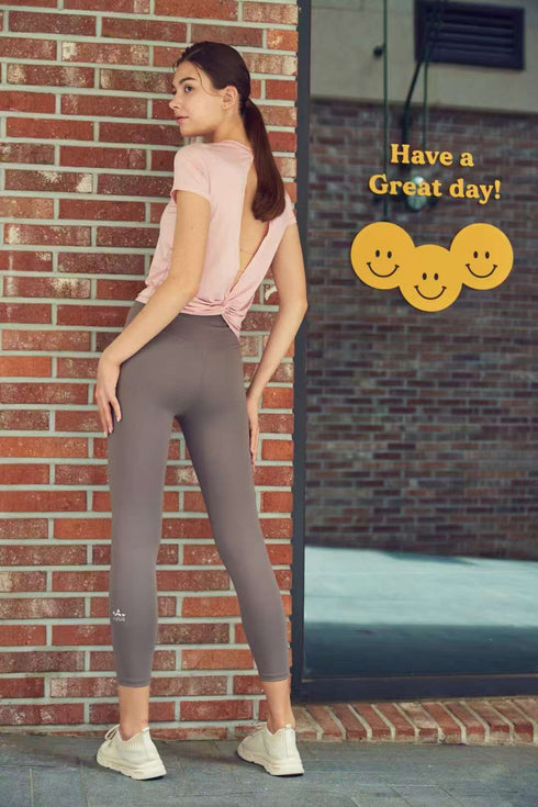 High Elasticity Cool UV-cut Part 9 Leggings