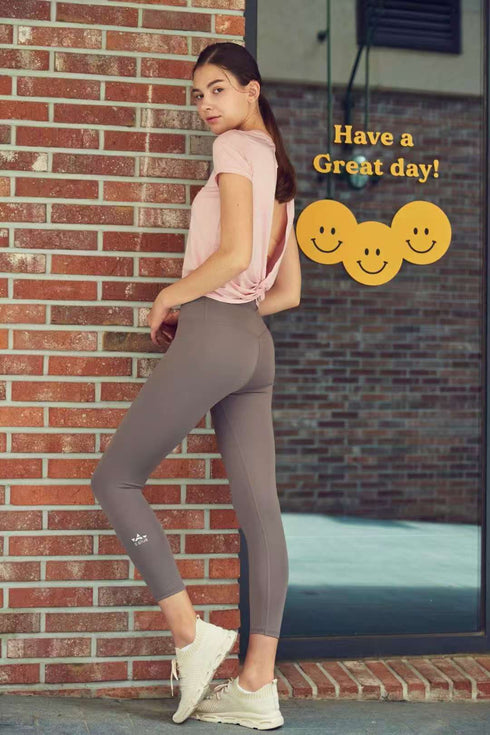 High Elasticity Cool UV-cut Part 9 Leggings
