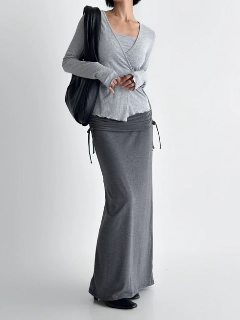 Ribbon Wrap Cardigan