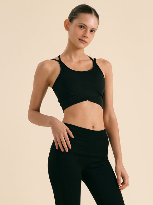 Double Line Cross Top