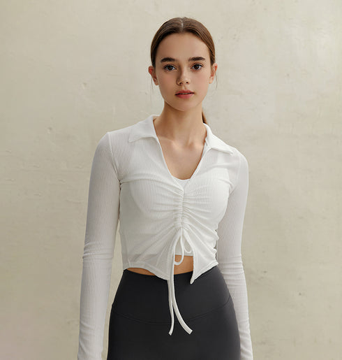 JV Neck String Sleeve