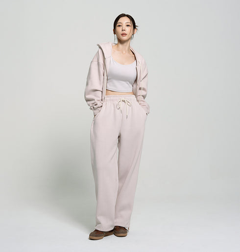 🌡️Soft Cream Napping Napping String Pants