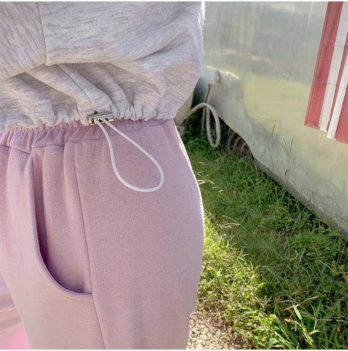 Bubble Hood Zip Up Set