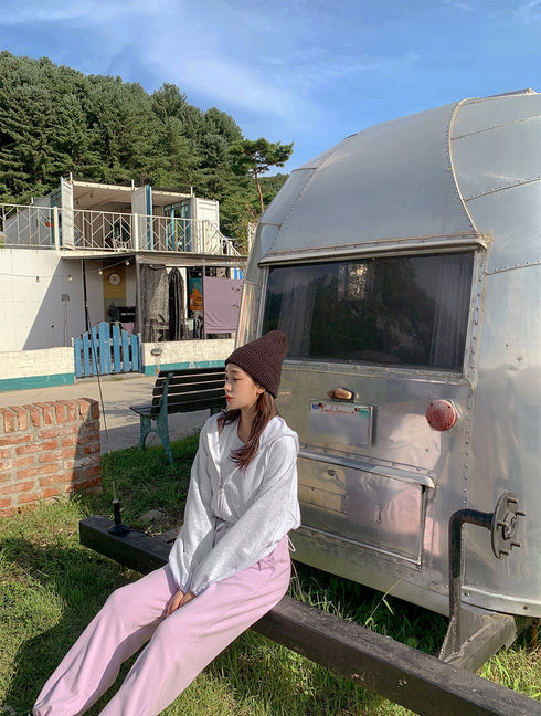 Bubble Hood Zip Up Set