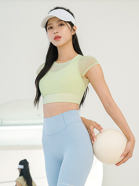 See-through Layered Bra Top