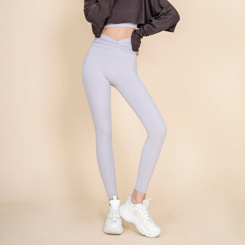Cross Shirring Up Leggings