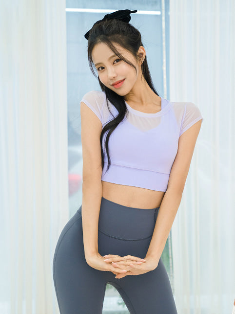 See-through Layered Bra Top