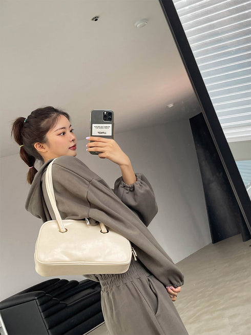 Bubble Hood Zip Up Set