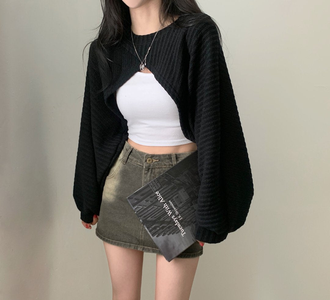 Knit Wrap Bolero