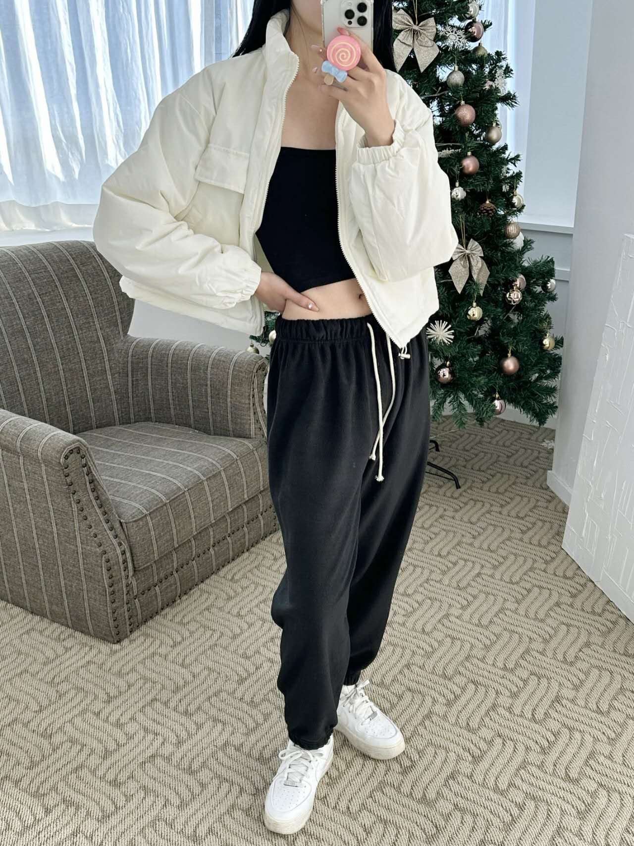 Pocket Cropped Short Padding