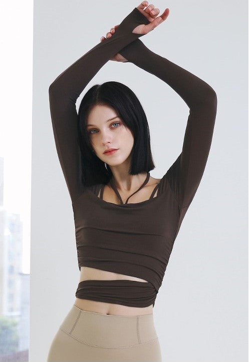 El-soft Halter Long Sleeve