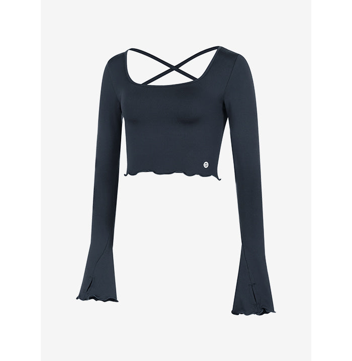 Slim Square Neck Long Sleeves