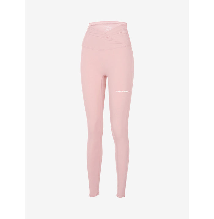 Cross Shirring Up Leggings