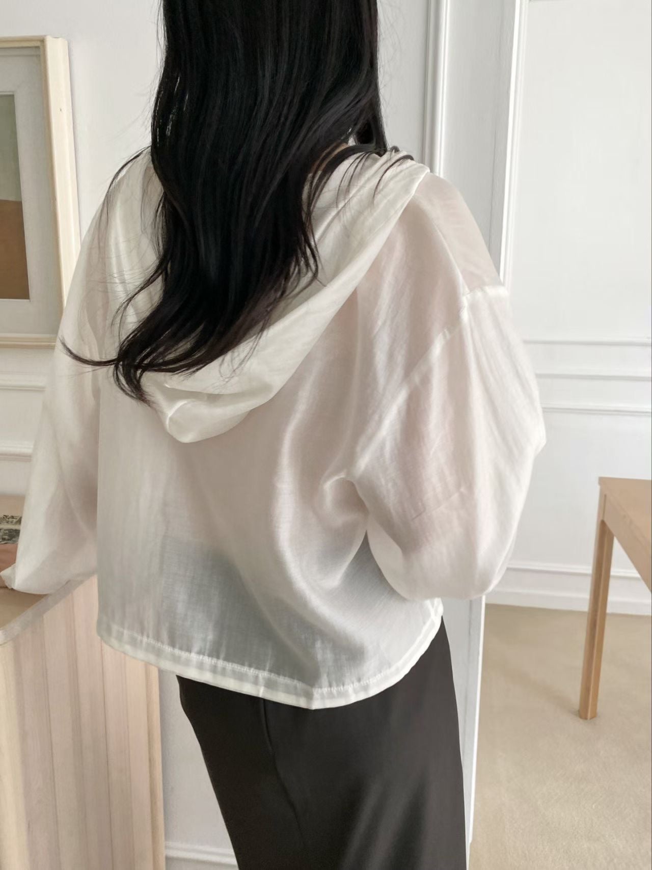 See-through Hoodie Outer