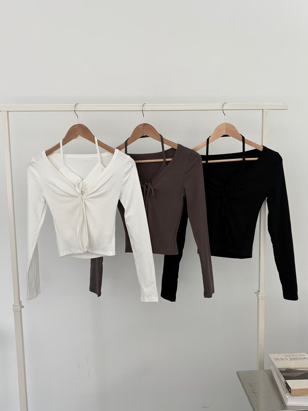 Noir Halter Cardigan Set