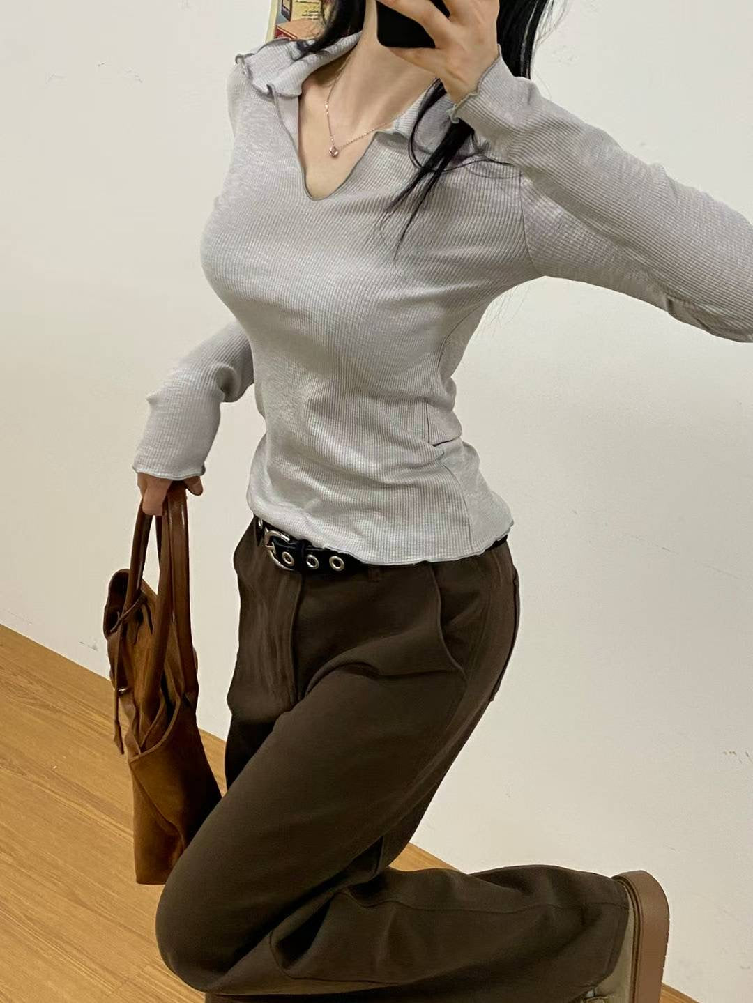 V Neck Knit