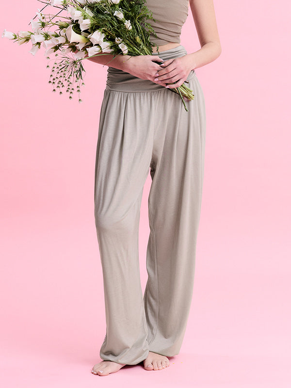 Shirring Harem Pants