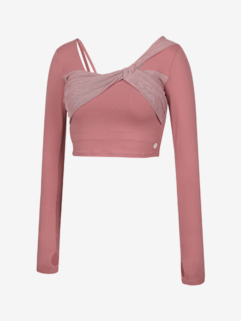 El-soft Twist Shirring Long Sleeves