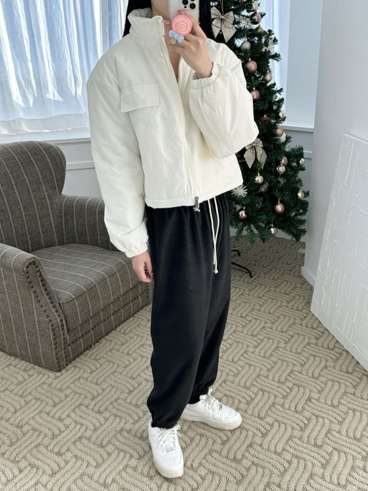 Pocket Cropped Short Padding