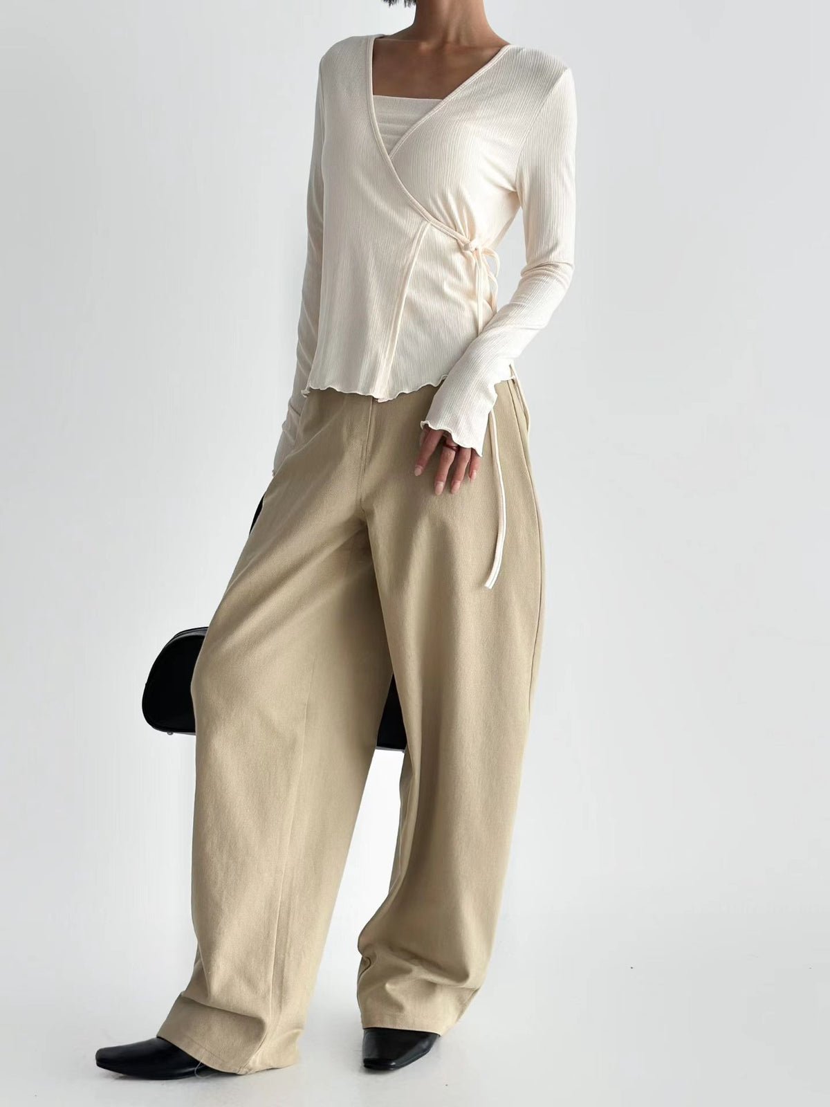 Ribbon Wrap Cardigan