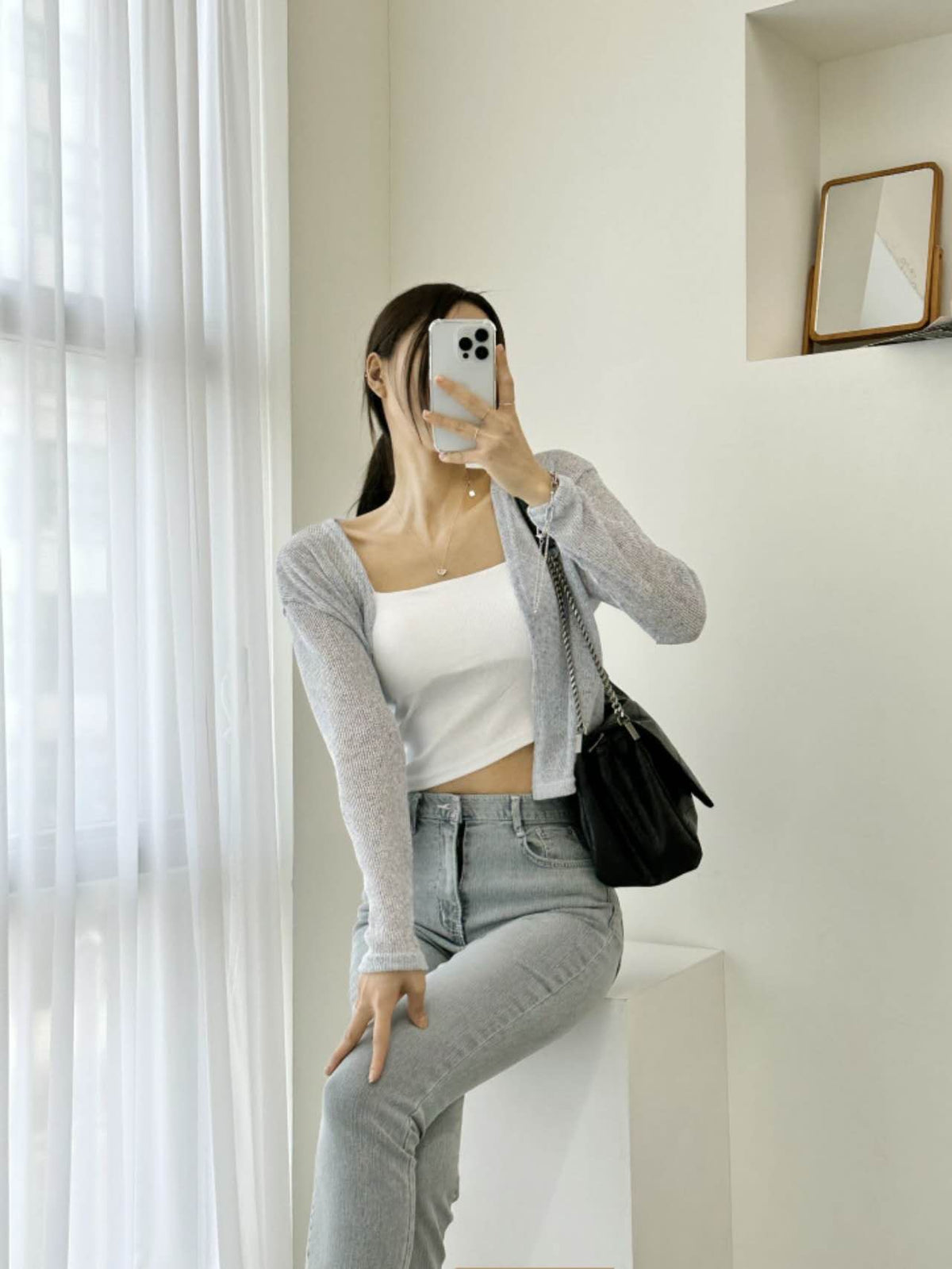 Muffin Linen Cardigan