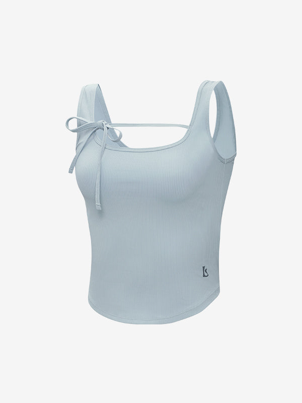 El-flex Rib Front Ribbon Sleeveless