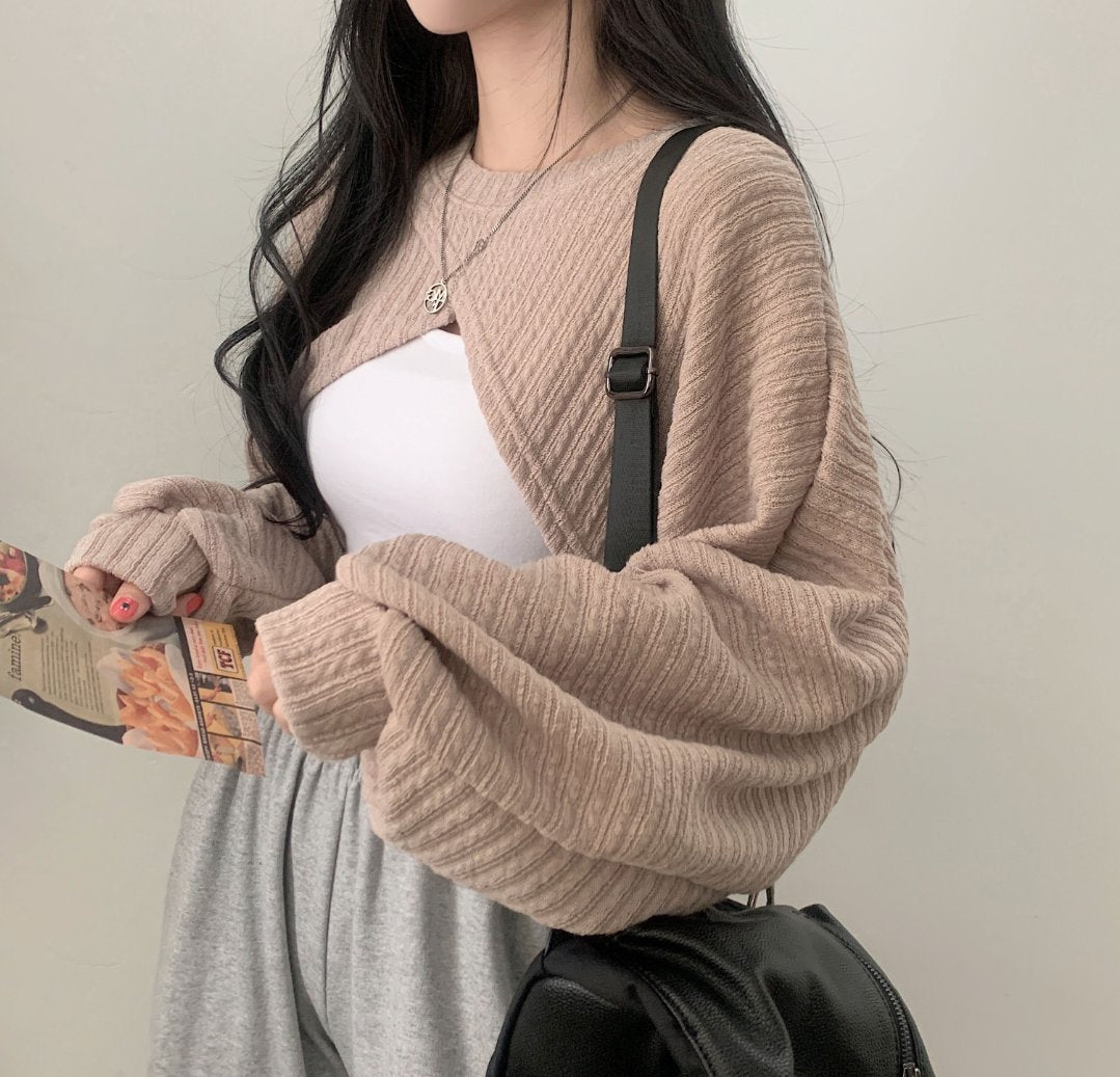Knit Wrap Bolero