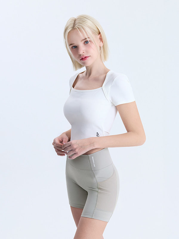 El-flex Rib Bolero Short Sleeves