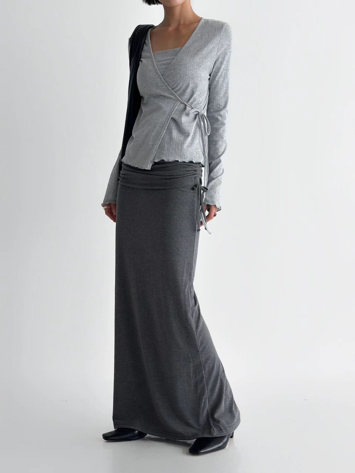Ribbon Wrap Cardigan