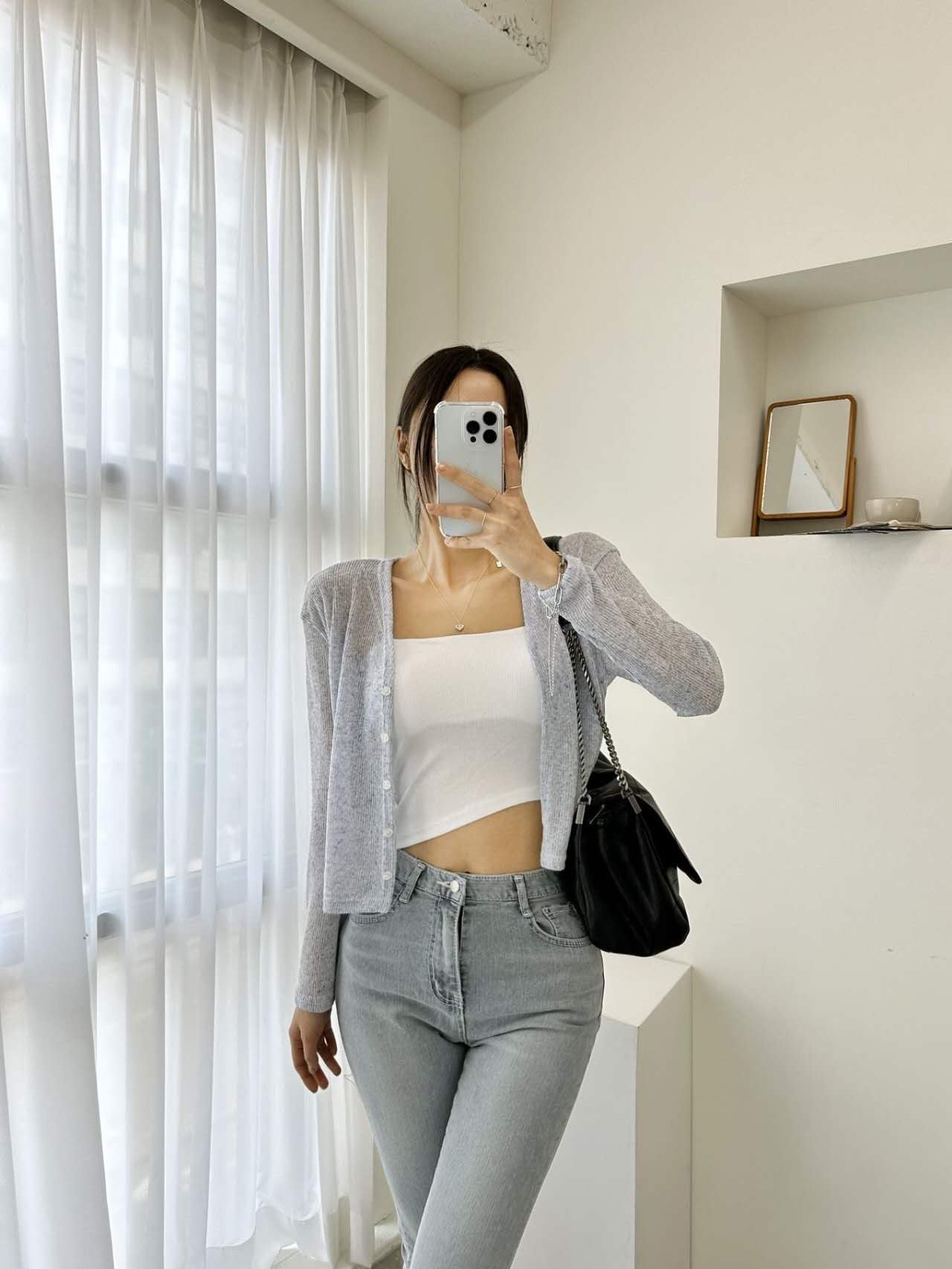 Muffin Linen Cardigan