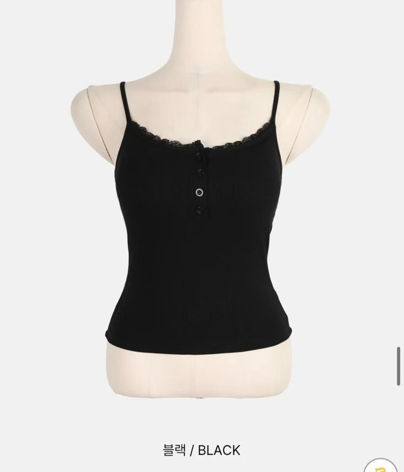 Four Button Lace Vest