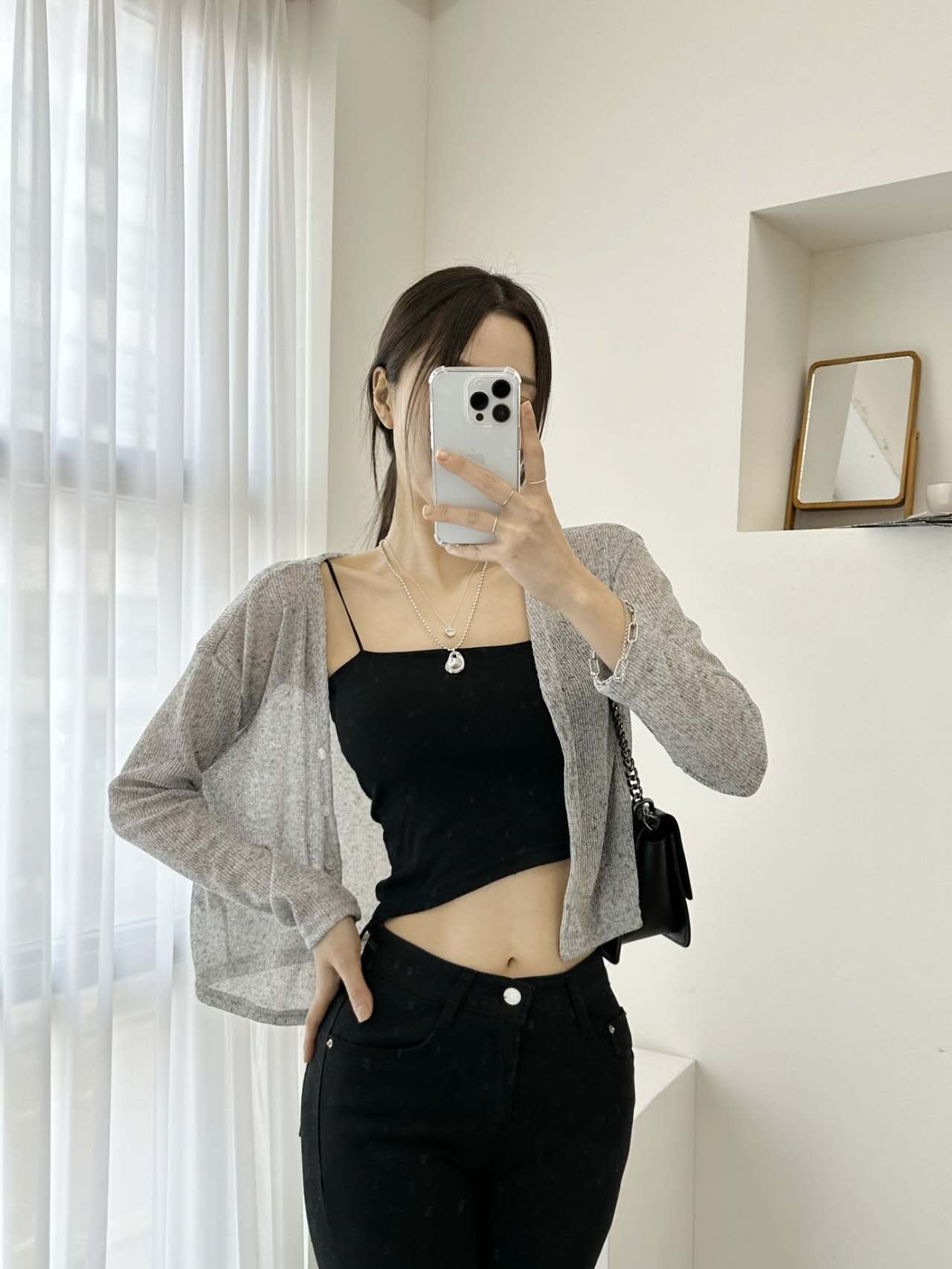 Muffin Linen Cardigan