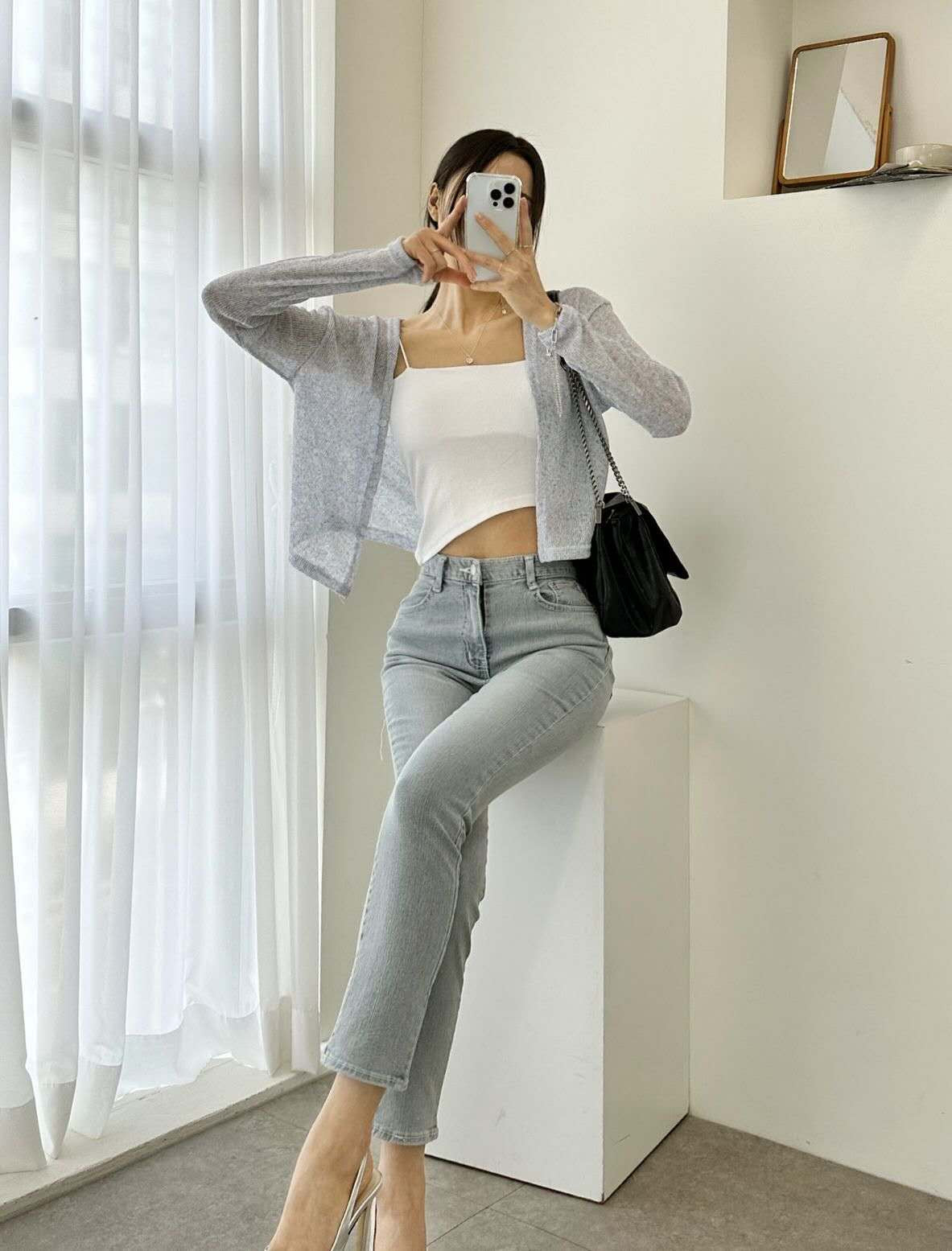 Muffin Linen Cardigan