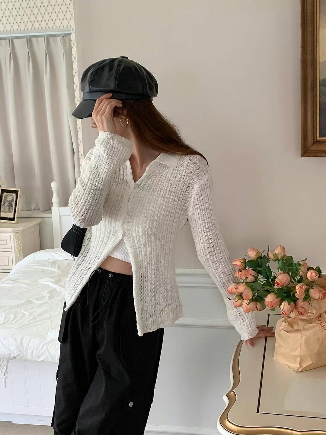 Three Button Knit