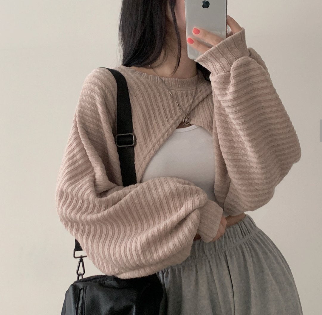 Knit Wrap Bolero