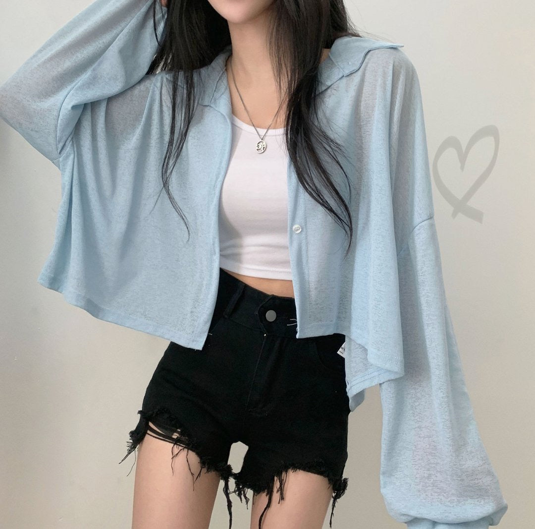 Picnic Cropped Shirt