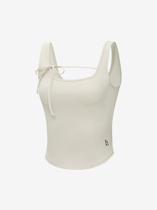 El-flex Rib Front Ribbon Sleeveless
