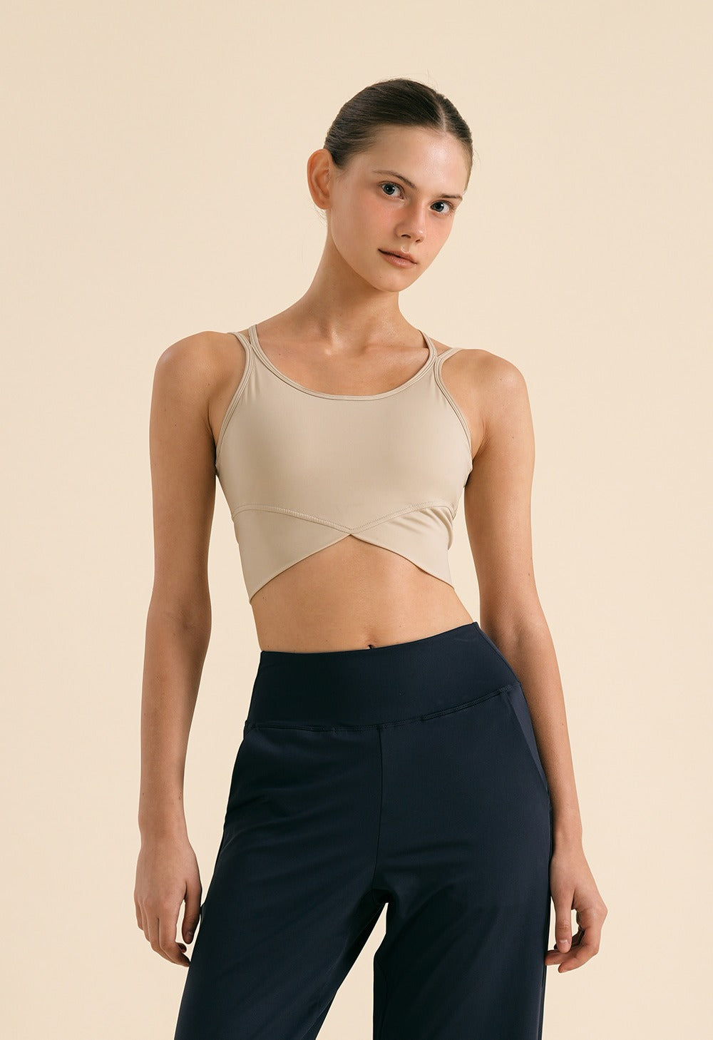 Double Line Cross Top