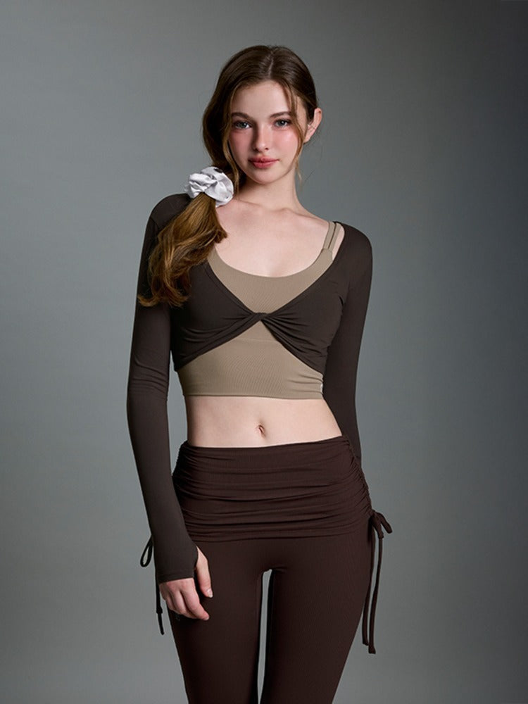 Twist Crop Cover Up