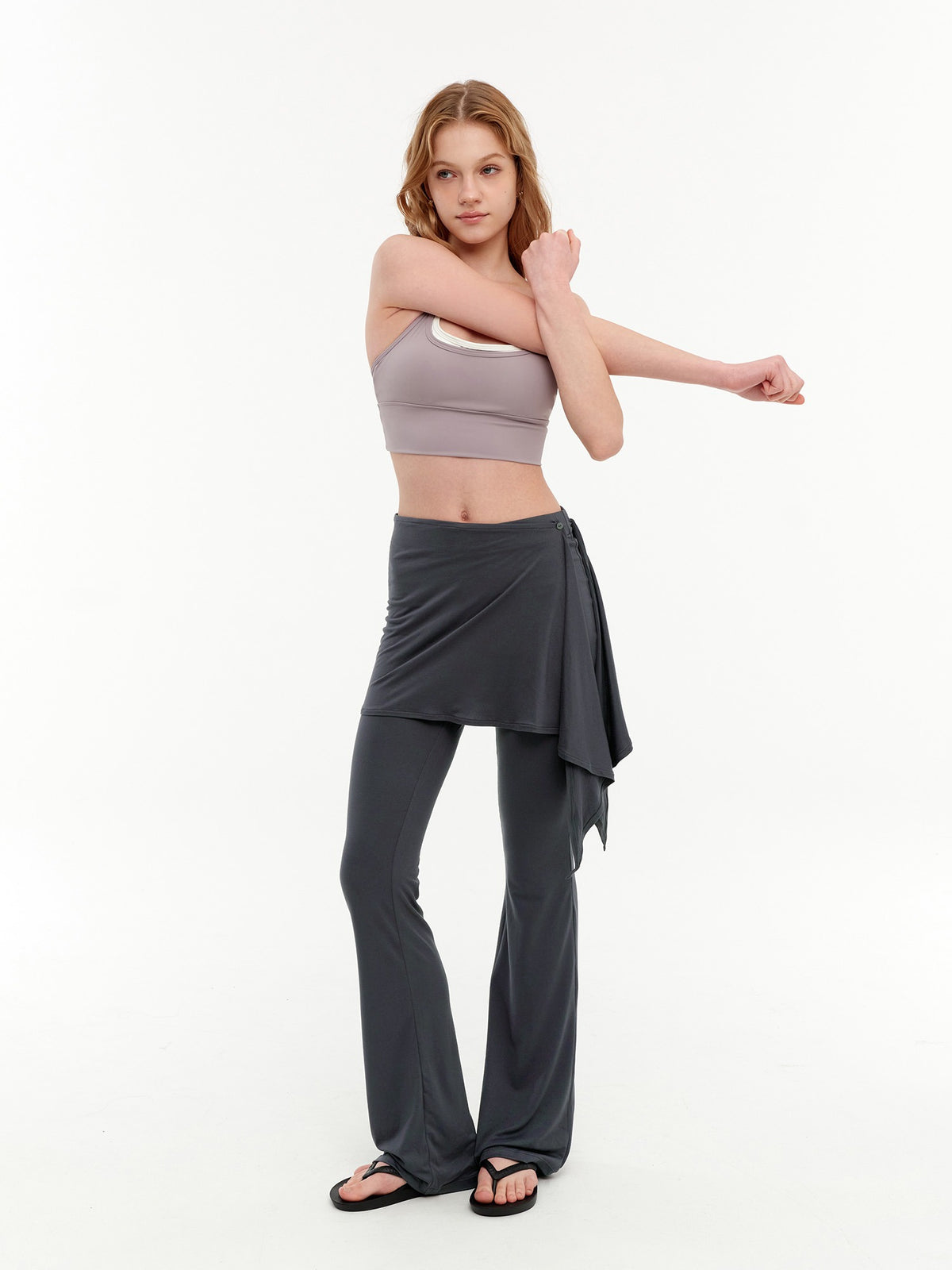 Skirt Bootcut Sweat Pants