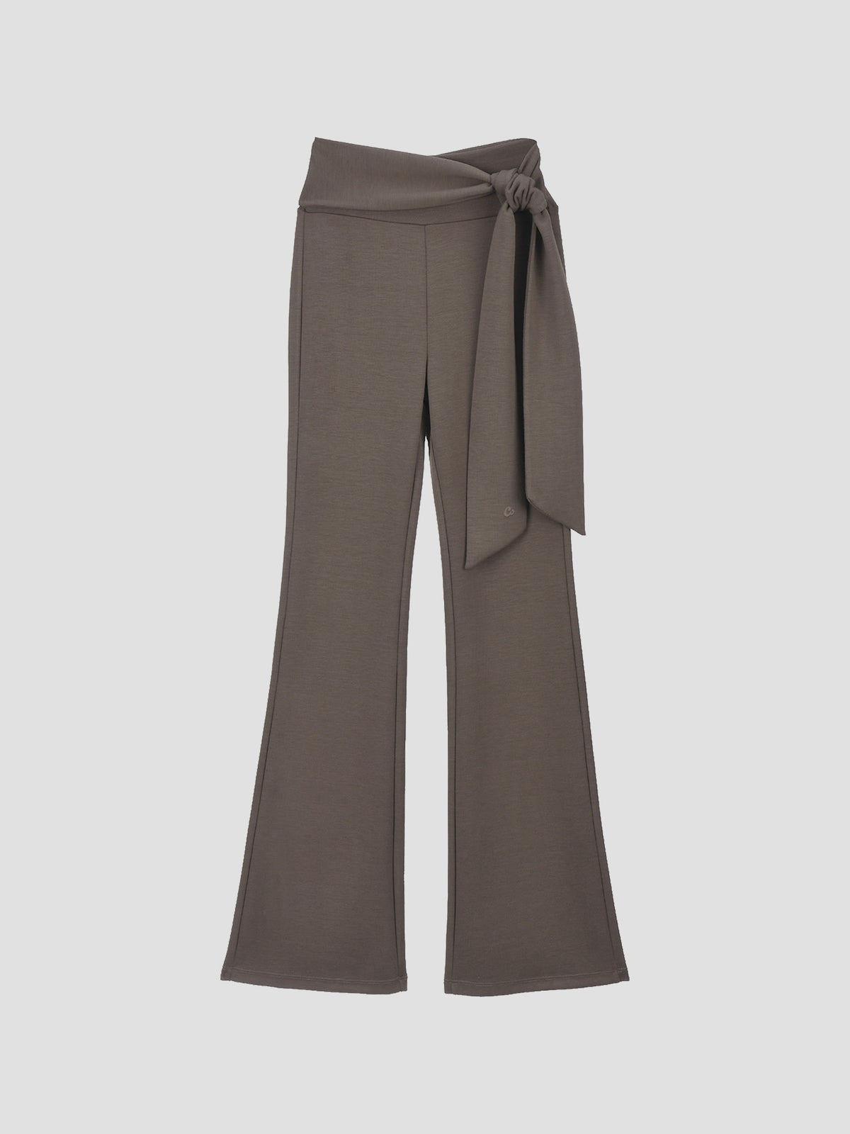 Shirring Bootcut Sweat Pants
