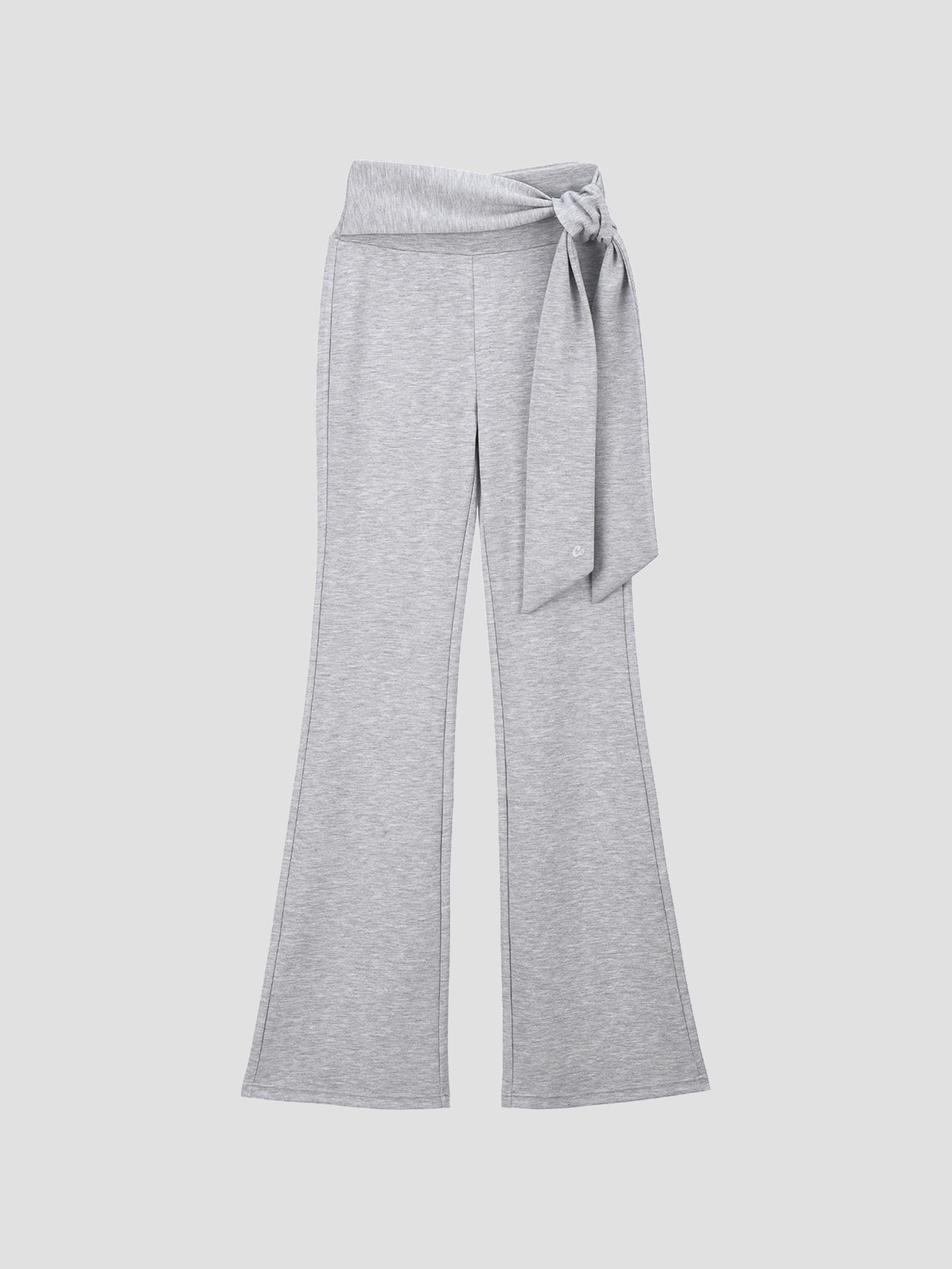 Shirring Bootcut Sweat Pants