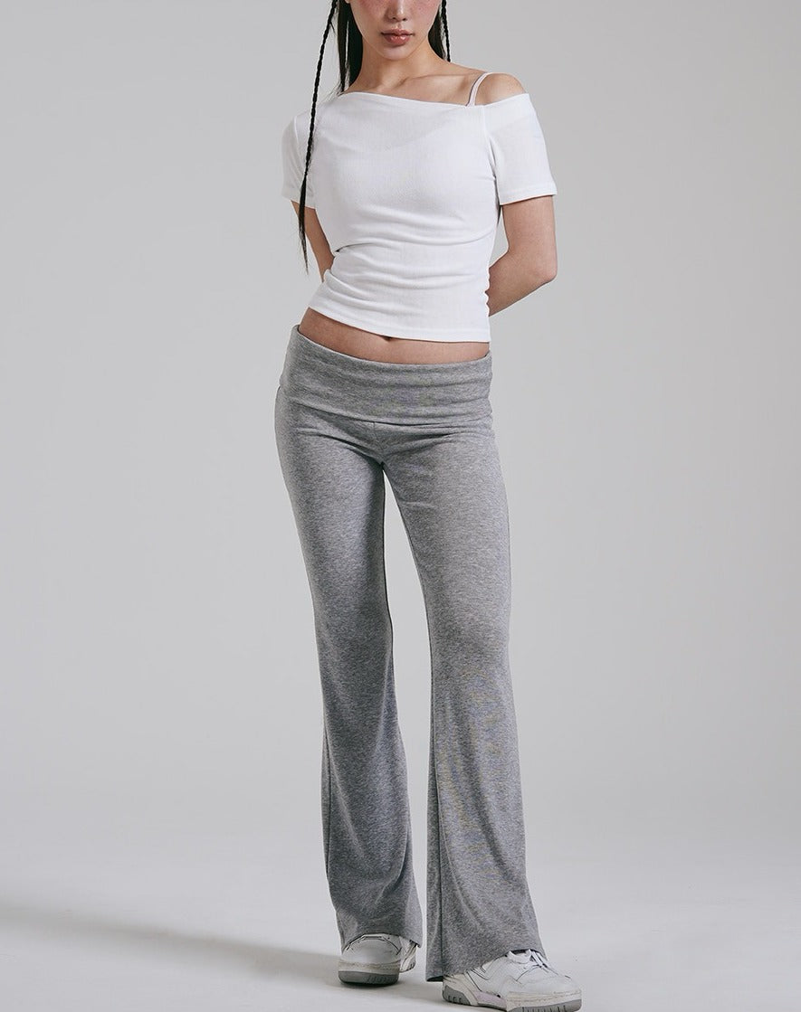 Unbalance Off-Shoulder Short Sleeve