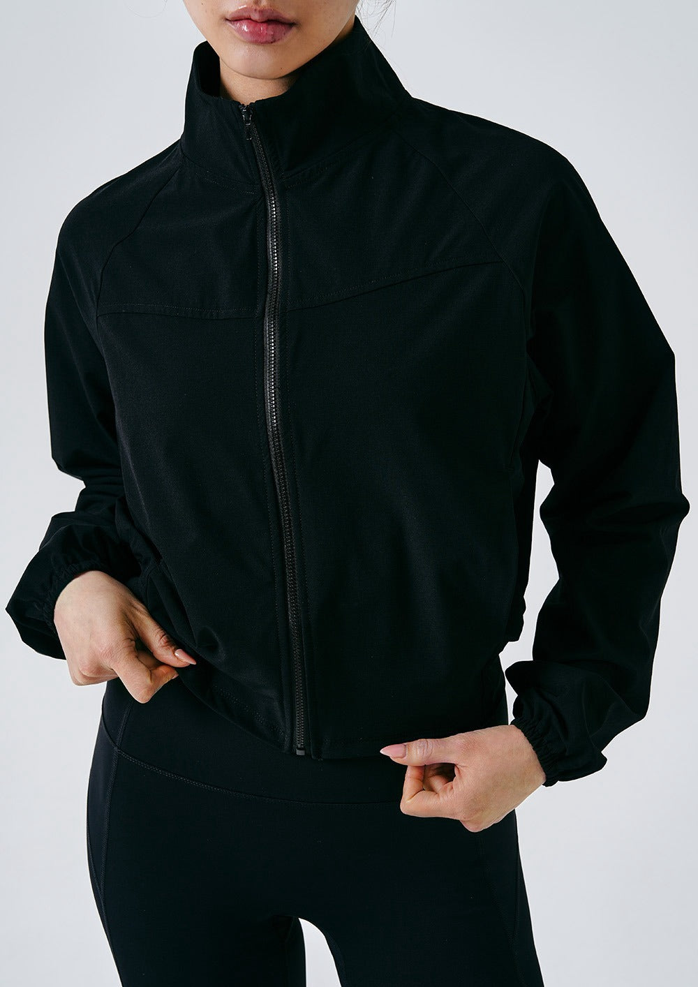 Light Cropped Track Jacket